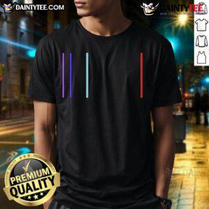 Stylish Hydrogen Emission Spectrum T-Shirt featuring vibrant spectrum design, perfect for science enthusiasts and casual wear.
