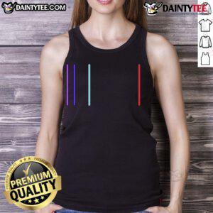 Stylish Nice Hydrogen Emission Spectrum tank top featuring vibrant colors and scientific design for science enthusiasts.