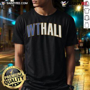 Alt Text: Nice Indiana Pacers Tyrese Haliburton Wthali T-Shirt featuring vibrant design and team colors for fans.
