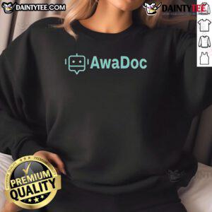 Nice Jesse of Ozone wearing an Awadoc logo sweatshirt, showcasing casual style and brand identity.