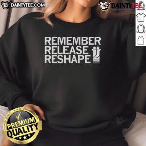 Cozy Nice Juneteenth Remember Release Reshape Sweatshirt in vibrant colors, perfect for celebrating freedom and heritage.