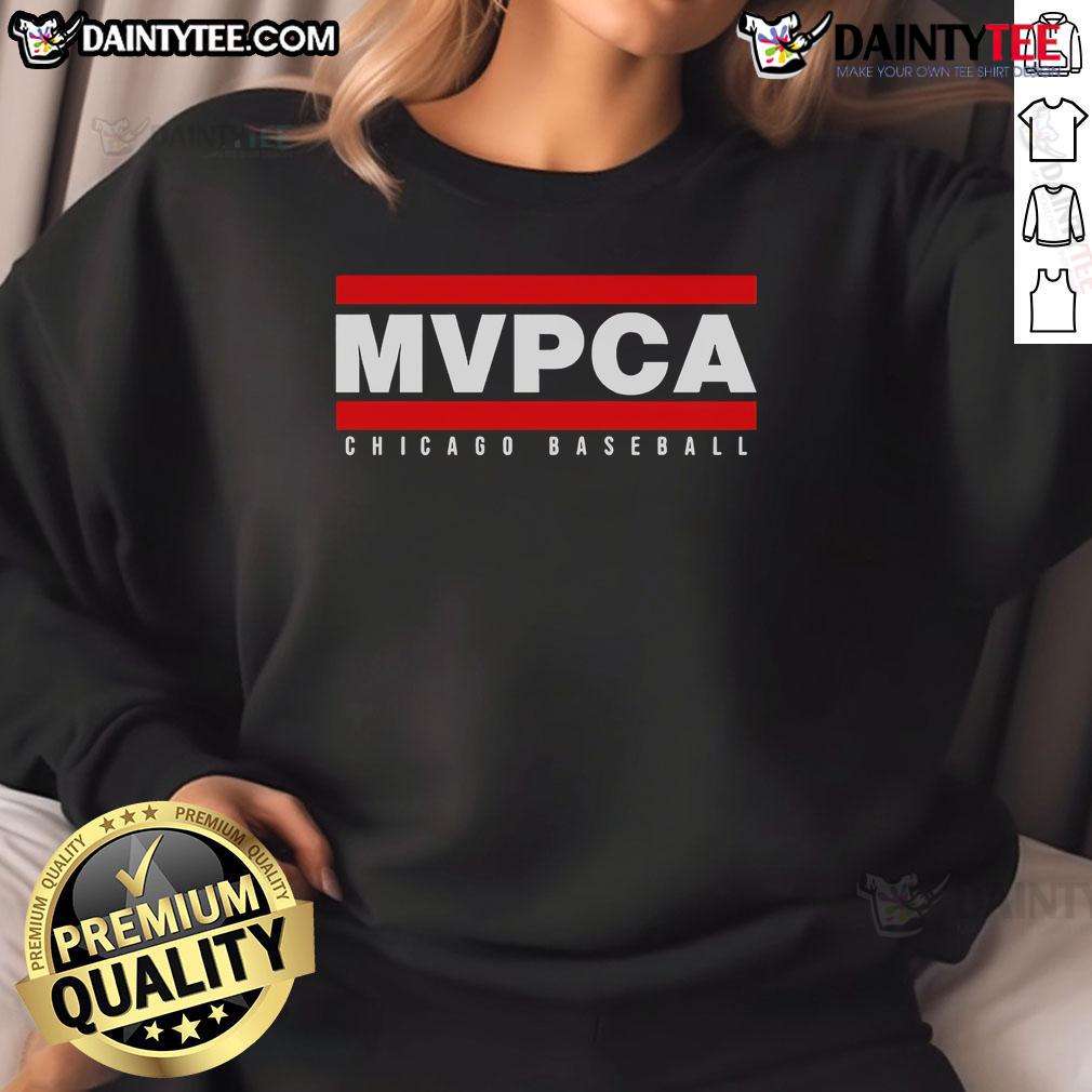 Nice MVPCA Chicago Cubs sweatshirt in navy blue, perfect for showing team spirit during game day.