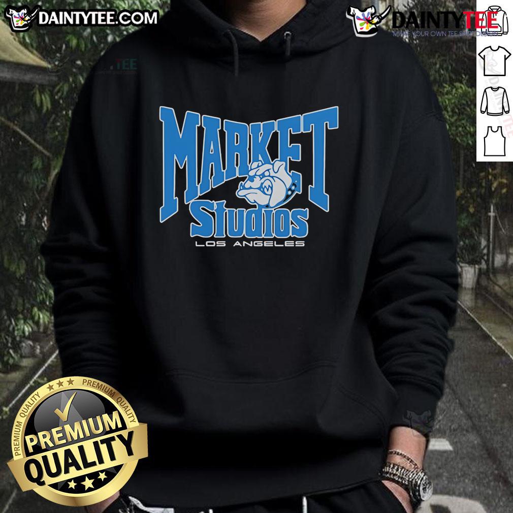 Stylish Nice Market Studios Los Angeles Bulldogs hoodie in a vibrant design, perfect for fans and casual wear.