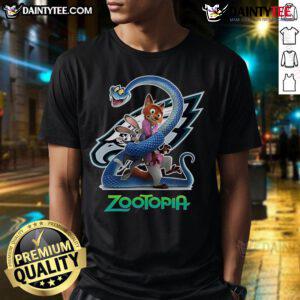 Nice Philadelphia Eagles Zootopia 2 T-Shirt featuring vibrant graphics and a comfortable fit, perfect for fans.