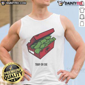 Nice Push Trees Trap or Die The Shoe Box Money tank top featuring a stylish design and vibrant colors.
