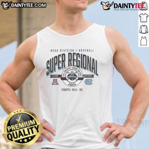 Official Arizona Wildcats vs North Carolina Tar Heels NCAA D1 Baseball Super Regional 2025 tank top for fans.