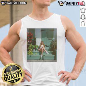 Official Lana Del Rey June July 2025 UK Ireland Tour photo featuring the singer in a stylish tank top.