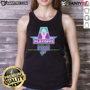 Official SW Kansas Storm Playoffs 2025 tank top featuring team colors and logo, perfect for fans supporting the playoffs.
