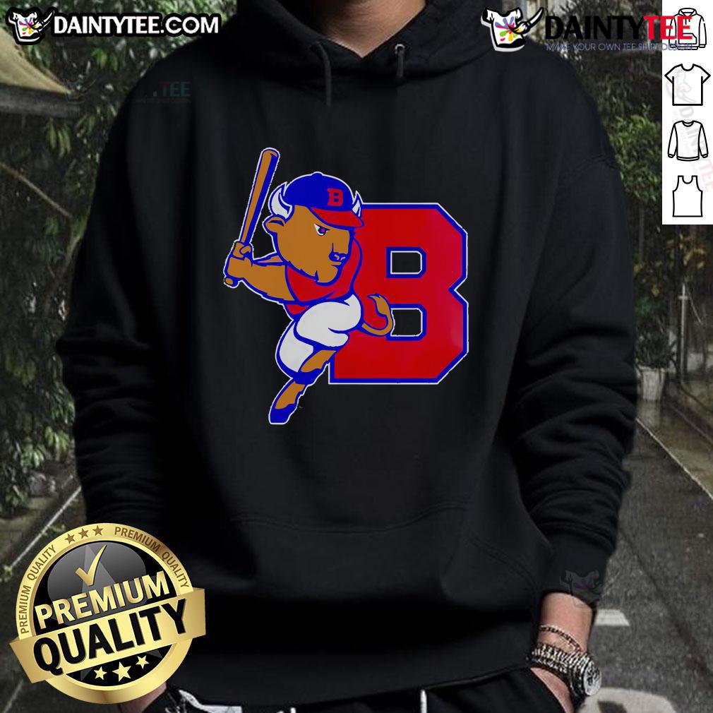 Awesome Buffalo Bisons Jesus Won limited edition mascot hoodie featuring vibrant design and team logo.