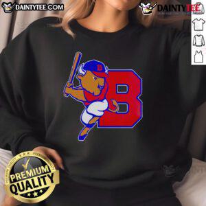 Awesome Buffalo Bisons Jesus Won limited edition mascot sweatshirt featuring vibrant design and unique graphics.
