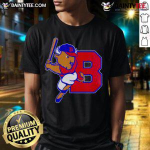Awesome Buffalo Bisons Jesus Won Limited Edition Mascot T-Shirt featuring a vibrant design and team logo.