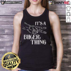Awesome It's A Bikers Thing tank top featuring a bold graphic design, perfect for motorcycle enthusiasts.