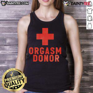 Awesome Orgasm Donor Plus Tank Top in vibrant colors, perfect for comfort and style in casual wear.