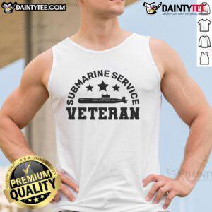 Awesome submarine service veteran tank top featuring bold graphics and patriotic design for military fans.