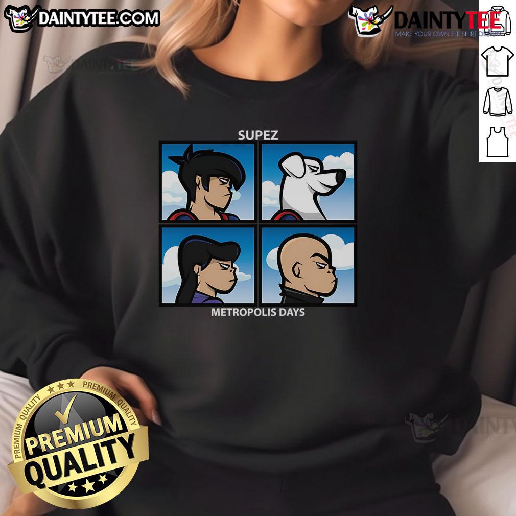 Awesome Supez Metropolis Days Sweatshirt in stylish design, perfect for casual wear and street fashion enthusiasts.