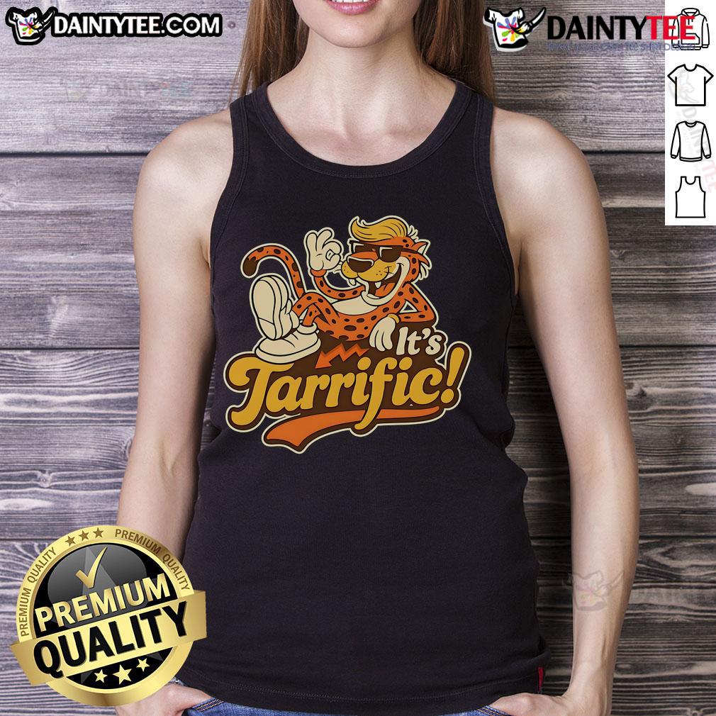 Stylish Awesome Tarrific Leopard Tank Top featuring a trendy animal print design perfect for casual outfits.