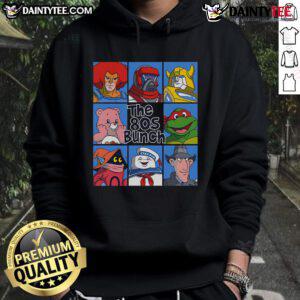 Awesome 80s Bunch Cartoon Hoodie featuring vibrant 80s designs and characters, perfect for retro style lovers.