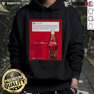 Awesome Trump Real Cane Sugar Coke Hoodie featuring vibrant design and cozy fit, perfect for fans of unique apparel.
