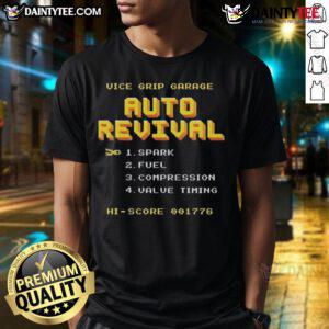 Awesome Vice Grip Garage Auto Revival T-Shirt featuring vintage auto graphics and a comfortable fit for car enthusiasts.