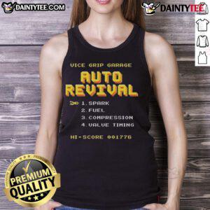 Awesome Vice Grip Garage Auto Revival Tank Top featuring a bold design, perfect for car enthusiasts and casual wear.