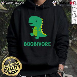 Adorable Cute Dinosaur Boobivore Hoodie featuring a vibrant dino print, perfect for kids and dinosaur lovers.