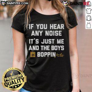 Funny Dave Parker Boys Boppin Class of 2025 Ladies Tee featuring a humorous design perfect for school spirit and casual wear.