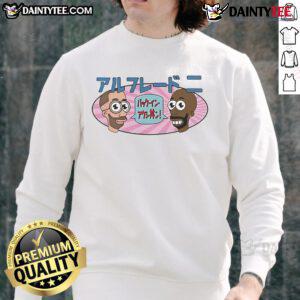 Good Mr. Noodle cartoon sweatshirt featuring vibrant colors and playful design, perfect for fans of the beloved character.