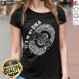 Ohio State Buckeyes DNA ladies tee featuring vibrant colors and a stylish design for fans of the Buckeyes.