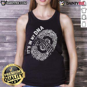 Ohio State Buckeyes tank top design featuring 'Good in My DNA' slogan, perfect for fans and comfortable casual wear.