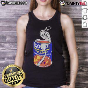 Happy Habichuela Con Dulce tank top featuring vibrant colors and festive design, perfect for celebrating Dominican culture.