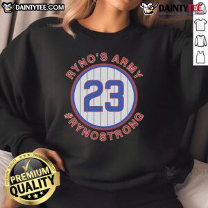 Nice Ryne Sandberg Ryno Strong sweatshirt featuring a stylish design, perfect for Cubs fans and sports enthusiasts.