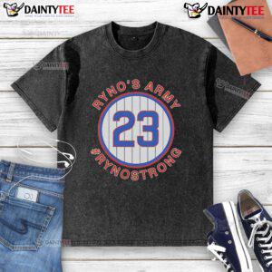 Nice Ryne Sandberg Ryno Strong washed t-shirt featuring a classic design, perfect for baseball fans and collectors.