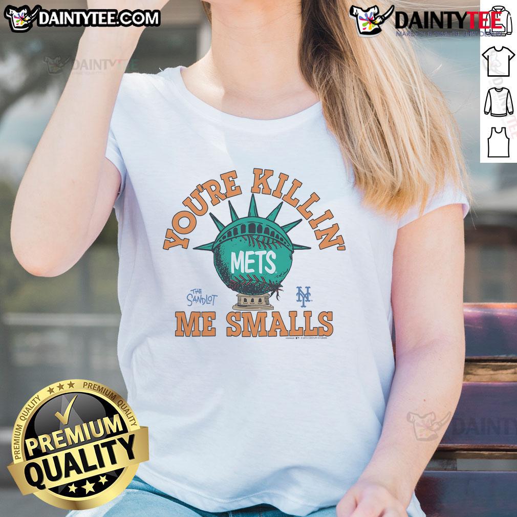Nice The Sandlot x New York Mets ladies tee featuring a vintage design, perfect for baseball fans and casual wear.