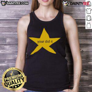 Stylish Nice Your Did It Star Tank Top in vibrant colors, perfect for casual summer outfits and trendy looks.