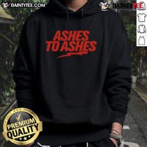 Awesome Ashes to Ashes hoodie displayed on a mannequin, showcasing its stylish design and comfortable fabric.