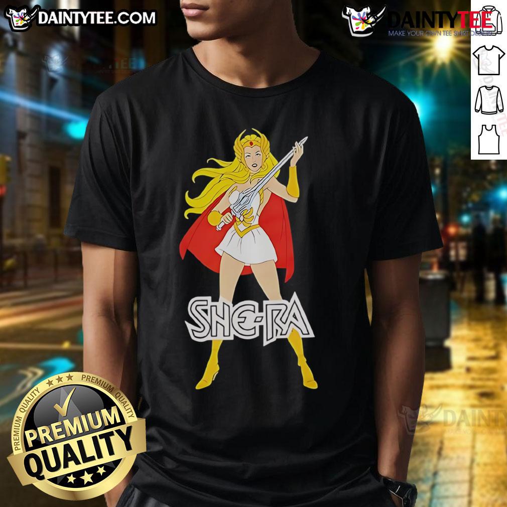 Alt Text: Awesome Chibi She Ra Comic Cartoon T-Shirt featuring colorful artwork of She Ra in a playful chibi style.