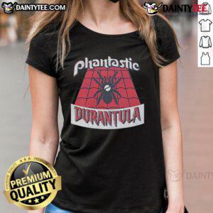 Awesome Phantastic Durantula Philadelphia Phillies ladies tee featuring vibrant team colors and stylish design for fans.