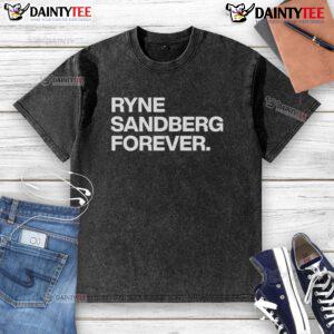 Awesome Ryne Sandberg Forever Washed T-Shirt in vintage style, featuring bold graphics for baseball fans and collectors.