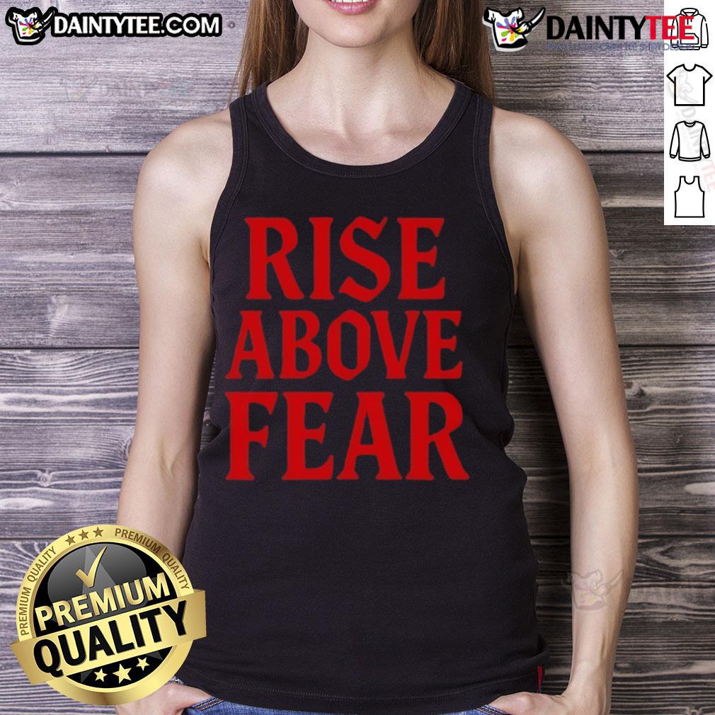 Awesome Send It Society Rise Above Fear Tank Top in bold design, perfect for inspiring confidence and adventure.