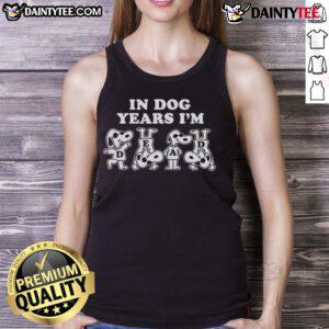Awesome Snoopy in Dog Years I'm Dead tank top featuring a playful Snoopy graphic, perfect for dog lovers.