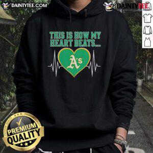 Alternative view of Awesome This Is How My Heart Beats Athletics T-Shirt