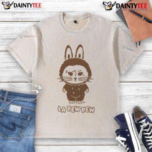 Cute LaPewPew washed t-shirt featuring a playful design, perfect for casual outfits and everyday wear.
