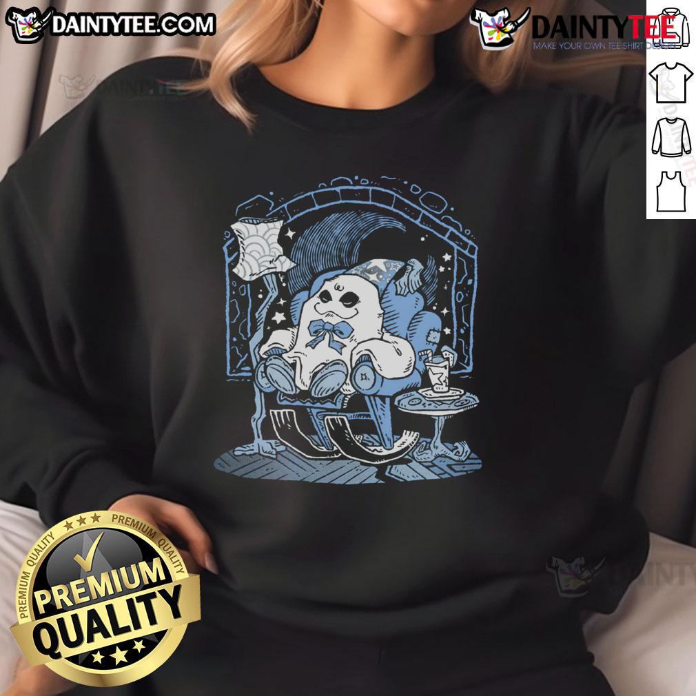 Cozy ghost sweatshirt featuring cute design, perfect for me-time and casual wear. Ideal for Halloween and beyond.