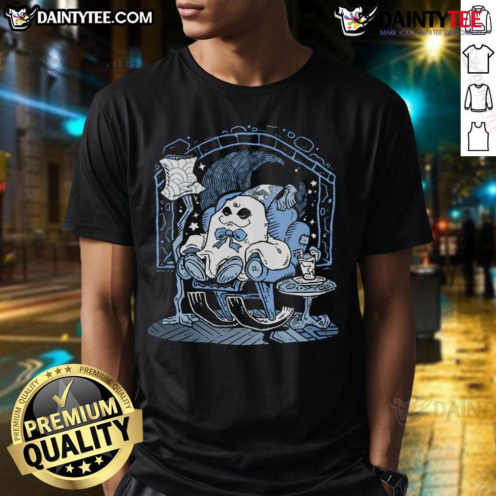 Alt Text: Adorable Cute Me Time Cozy Ghost T-Shirt featuring a playful ghost design, perfect for Halloween or cozy casual wear.
