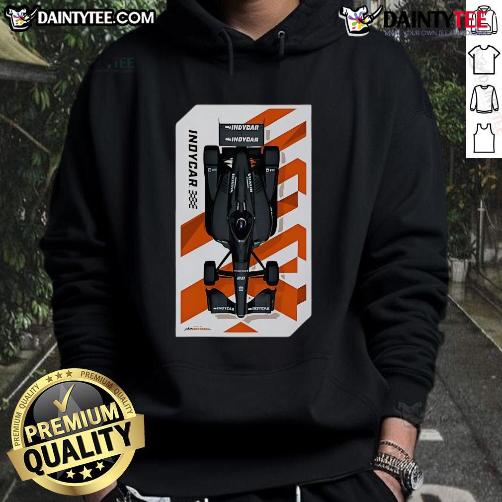 Alt Text: Good 2025 Indycar Nick Abstract Car Hoodie featuring a vibrant design and racing graphics for motorsport enthusiasts.
