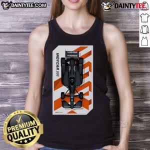 Good 2025 IndyCar Nick abstract car tank top design featuring vibrant colors and dynamic racing elements.
