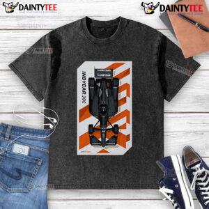 Alt Text: Good 2025 Indycar Nick Abstract Car Washed T-Shirt featuring a vibrant graphic design and soft fabric.