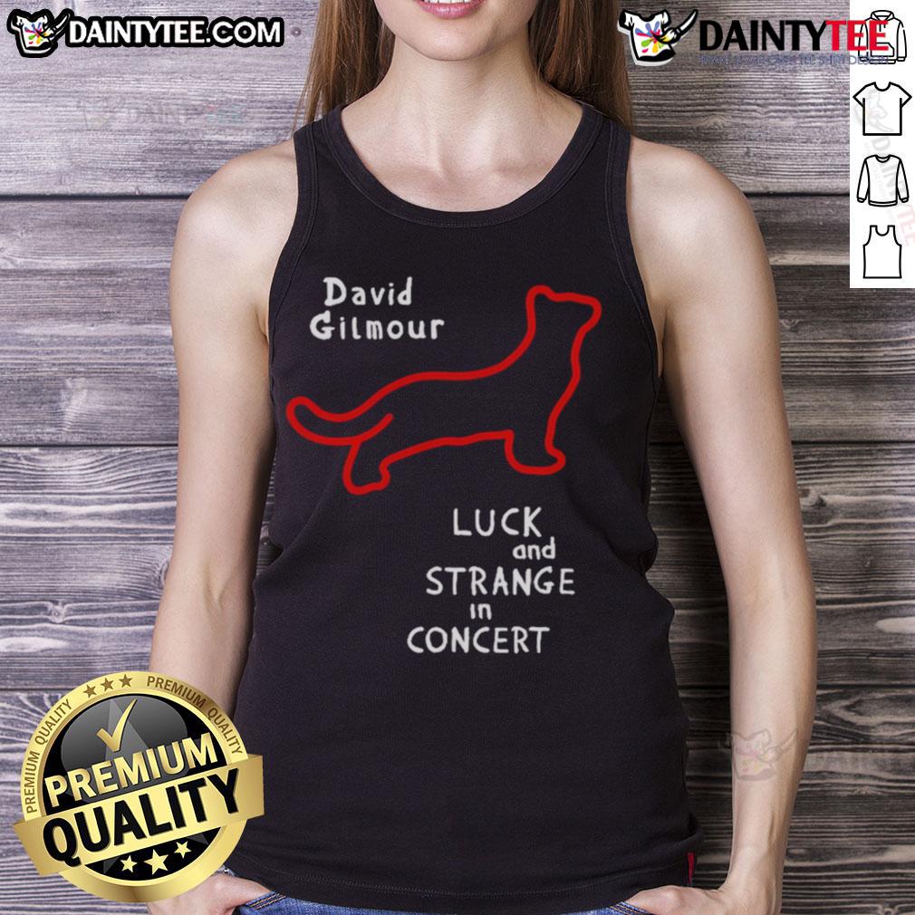 Good David Gilmour red lights black cat tank top featuring a vibrant design celebrating the iconic musician.