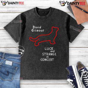 Good David Gilmour red lights black cat washed t-shirt featuring a vibrant design inspired by the iconic musician.