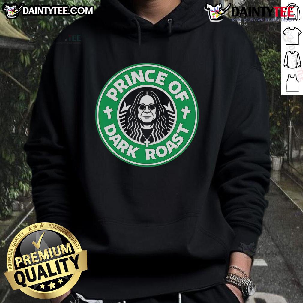 Good Osbourne Tribute Coffee Prince of Dark Roast Hoodie featuring a unique graphic design and stylish fit for coffee lovers.